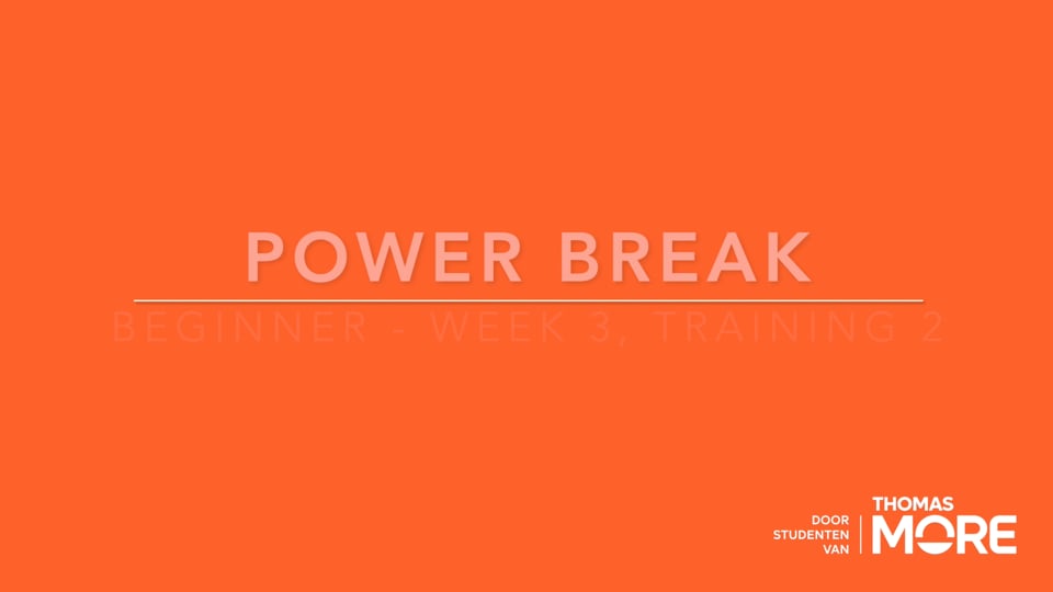 PowerBreak Beginner Week 3 Training 2 