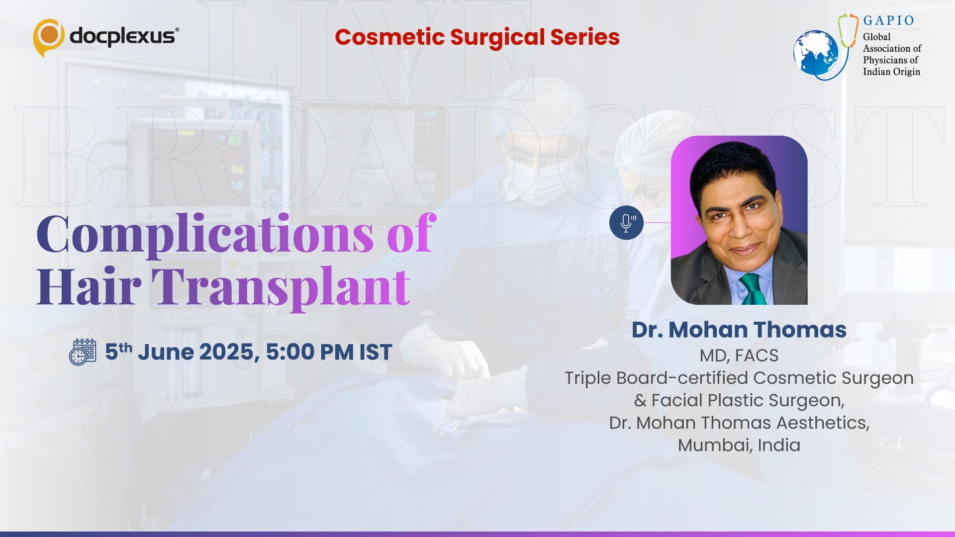 Complications of Hair Transplant