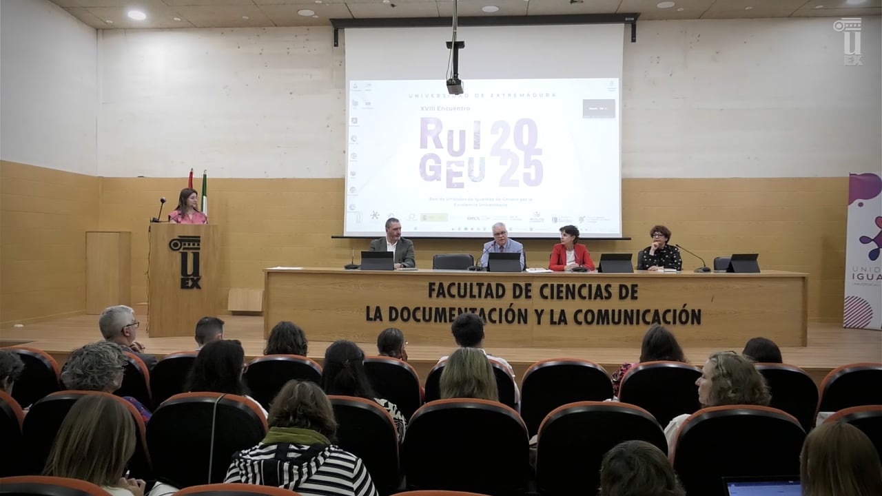 La UEx acoge el XVIII Encuentro de la Red de Unidades de Igualdad de Género para la Excelencia Universitaria