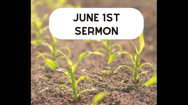 June 1 Sermon