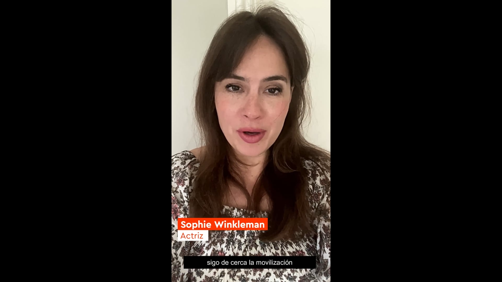 Sophie Winkleman | Apoyo a la concentración "Derecho a la desconexión digital" | Concentración estatal 7 de junio 11h