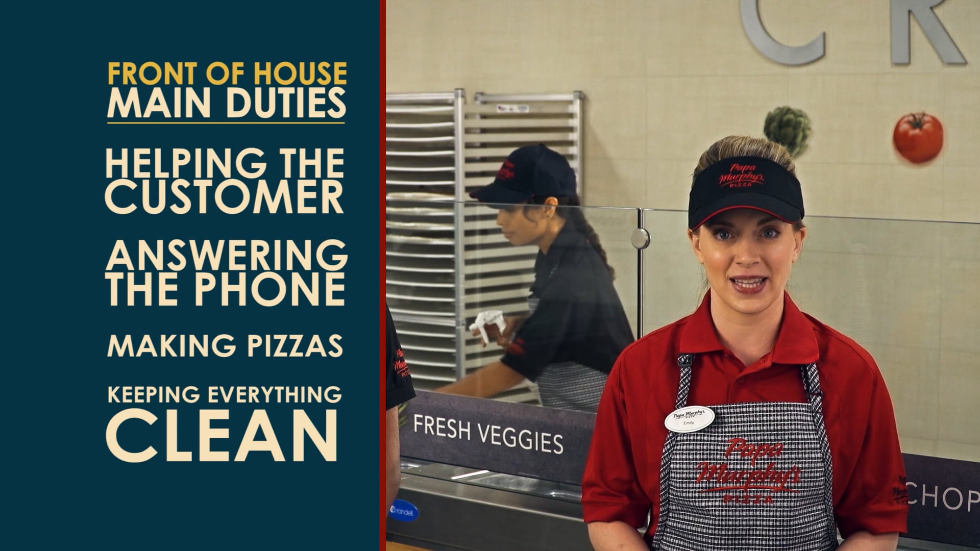 Employee Training Video: Papa Murphy's International "Front of House"