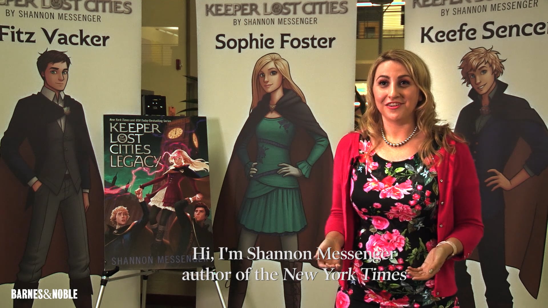 Promo: Barnes & Noble - Shannon Messenger "Legacy" book event