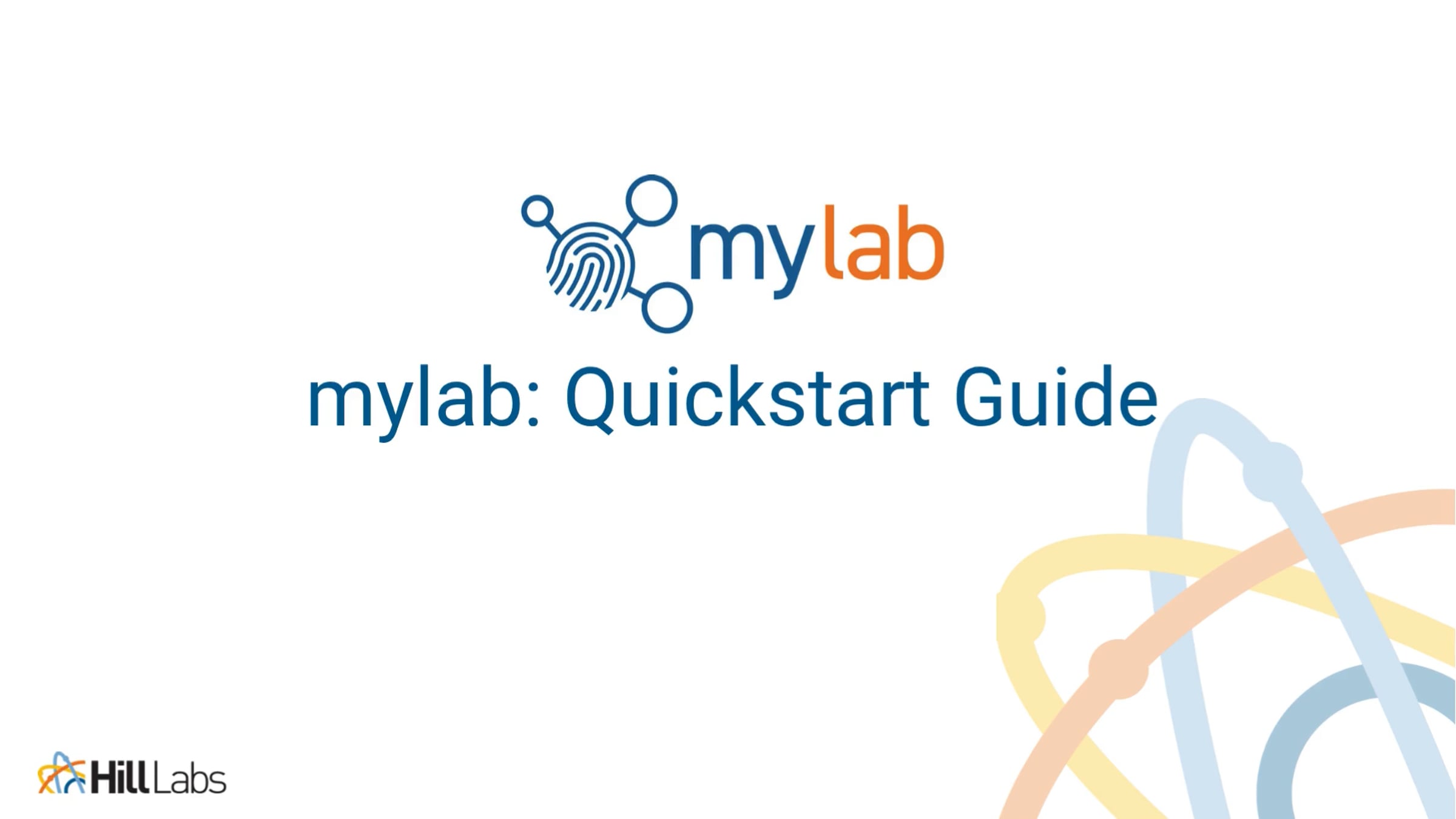mylab Quickstart Guide