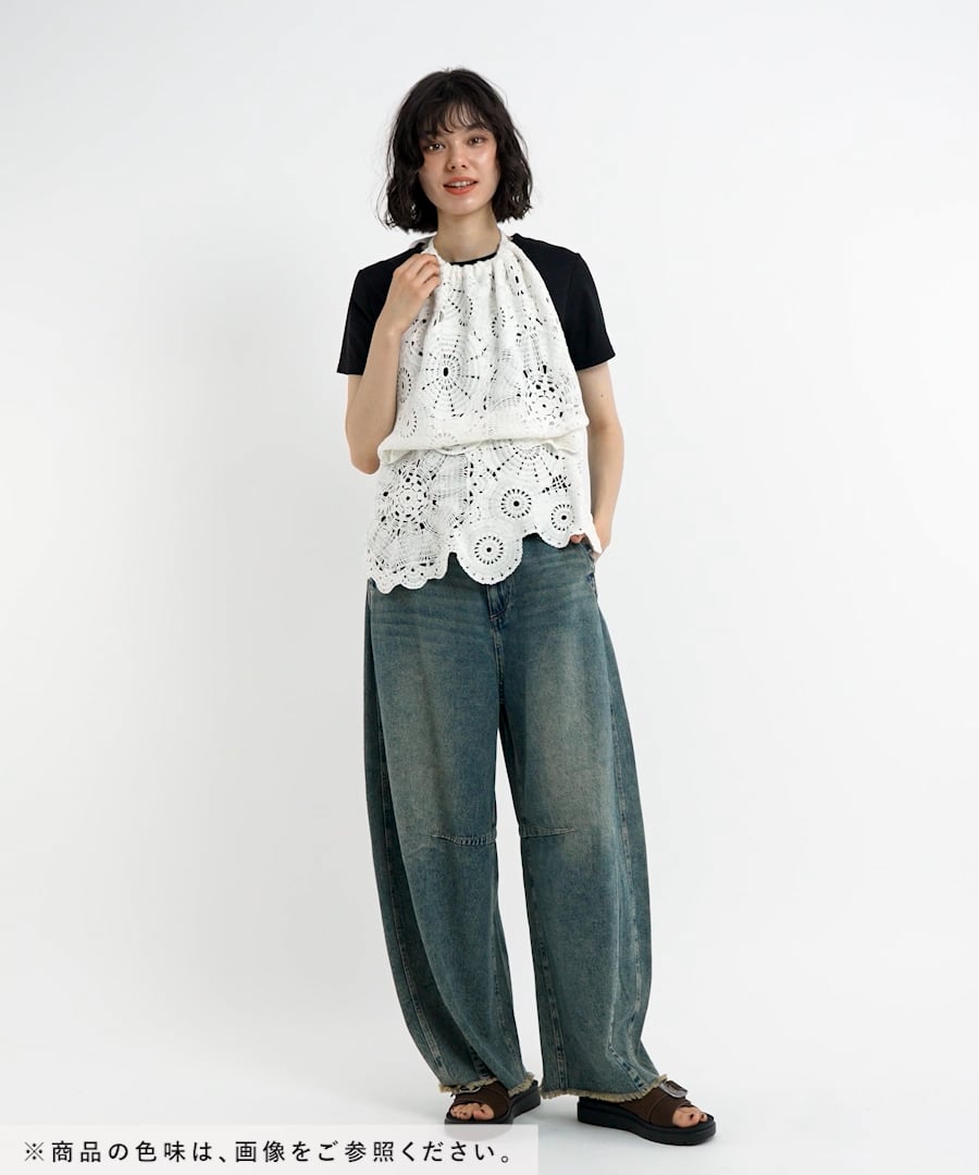 フラワークロシェ2WAYキャミソール | [公式]ニコアンド（niko