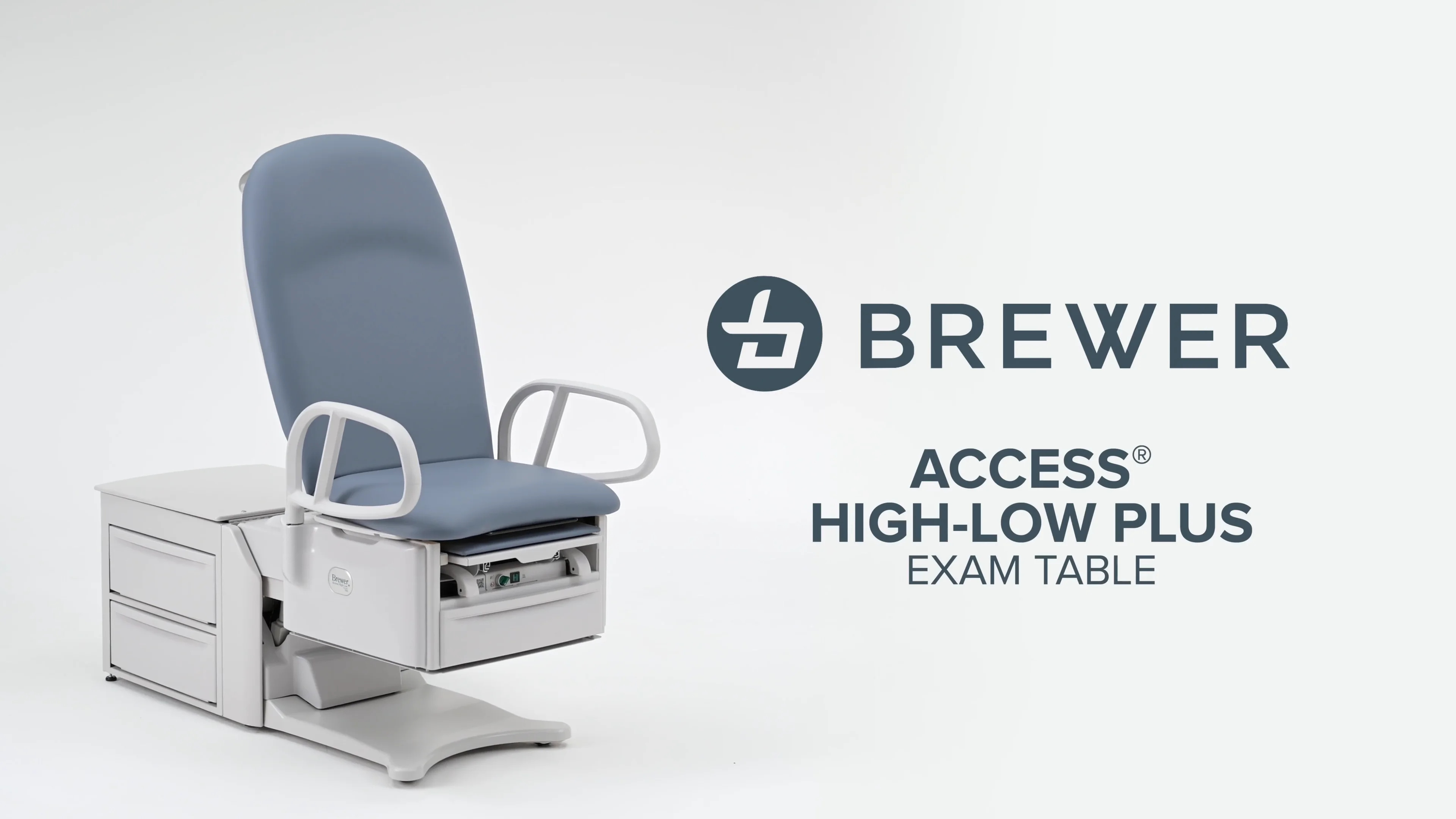 Brewer 6500PLUS Access High-Low Plus Exam Table, Power Back