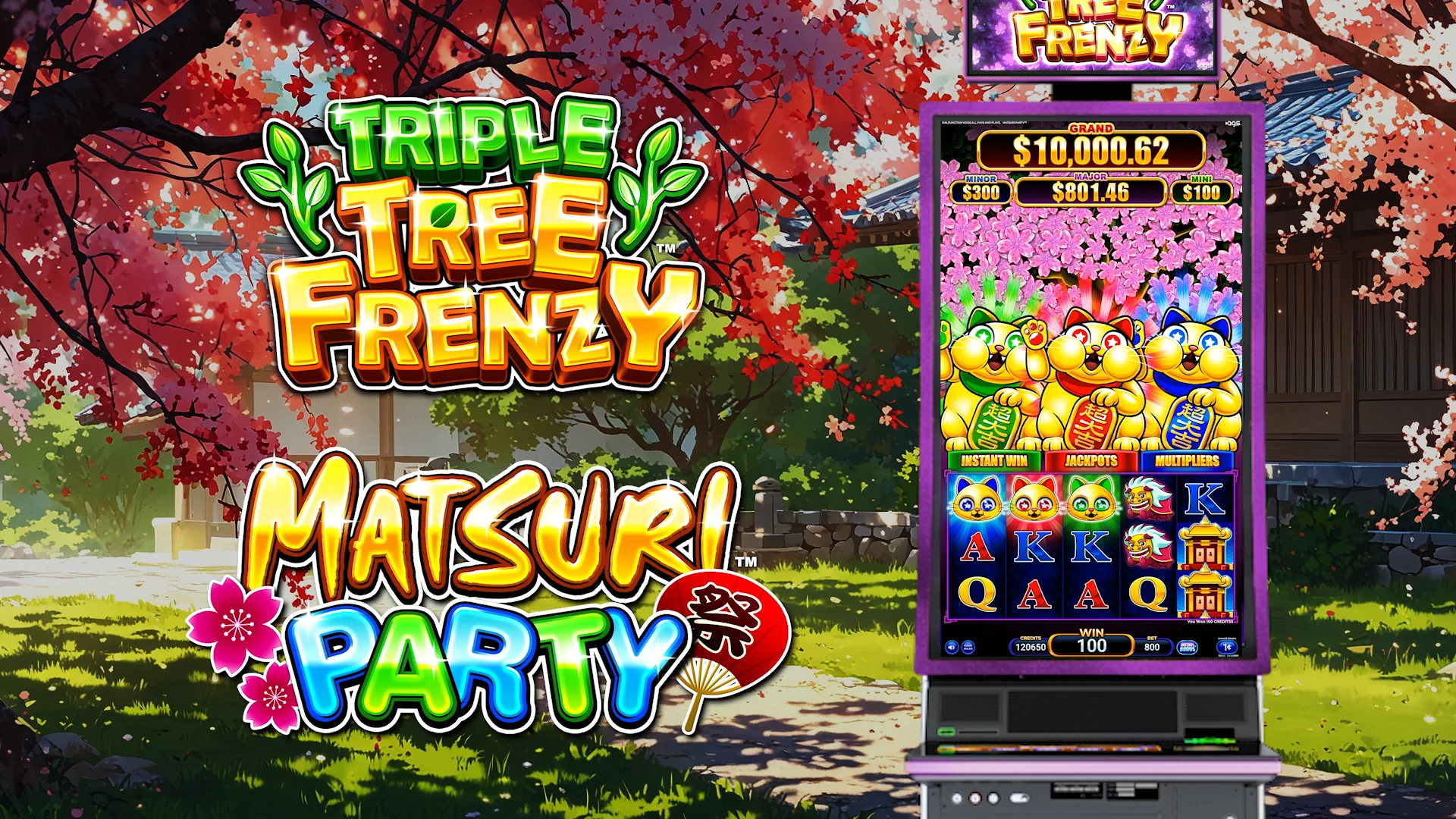 Matsuri Party | Triple Tree Frenzy Spin Game | AGS Gaming