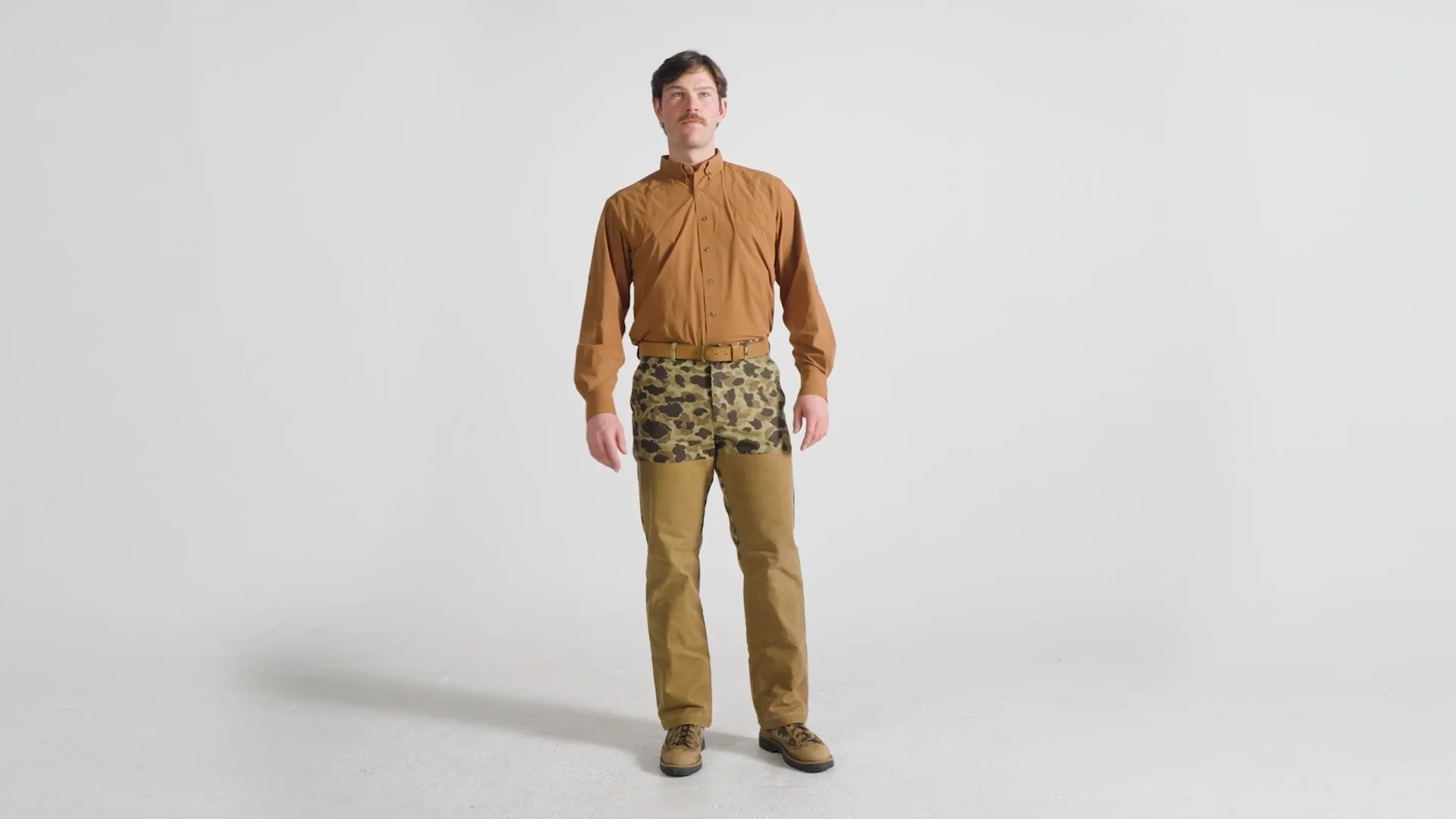 Ball and Buck Midweight Field Pant - 17oz Waxed Camo