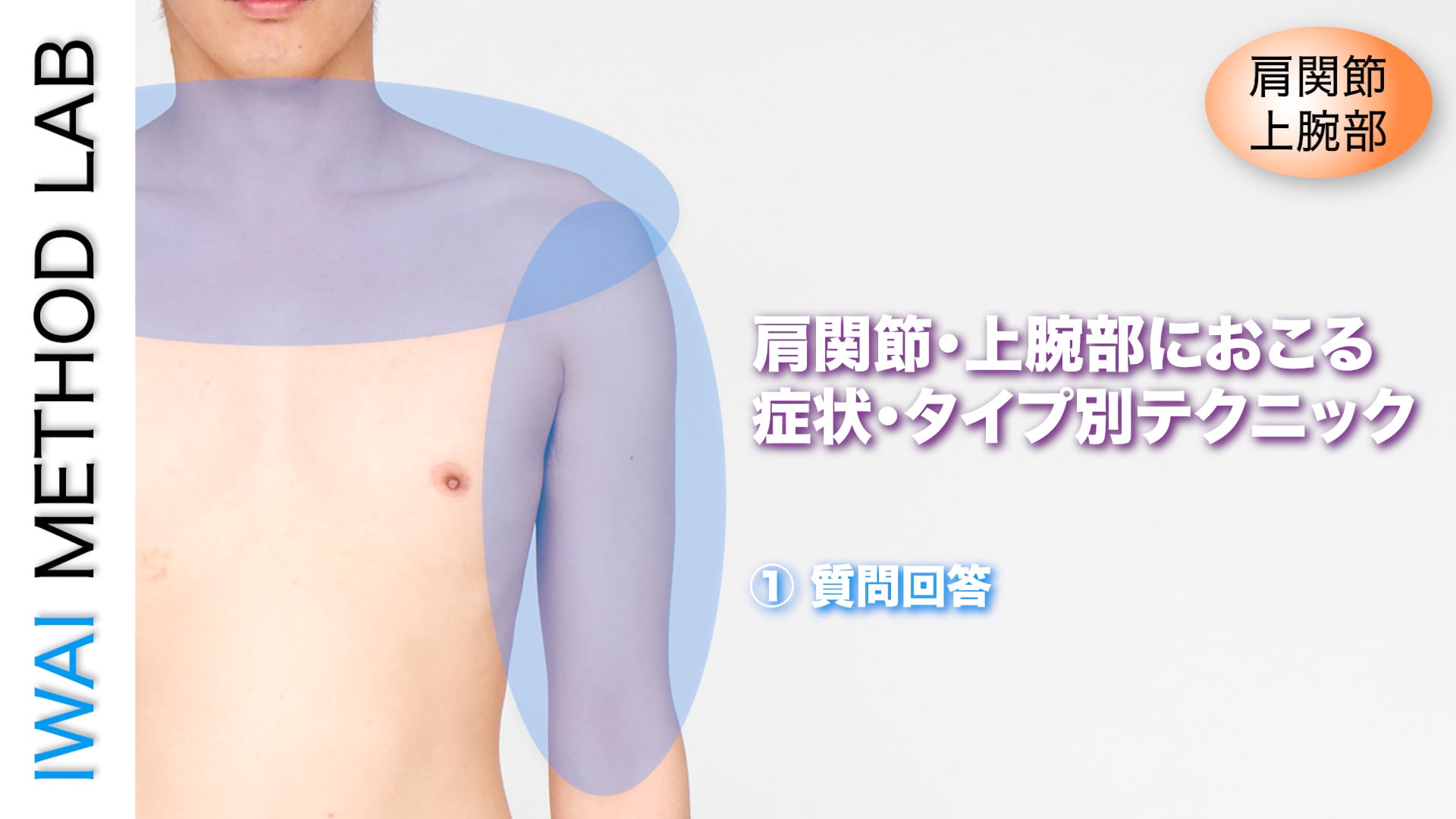 オンラインセミナー：肩関節・上腕部におこる症状・タイプ別テクニック (2024)