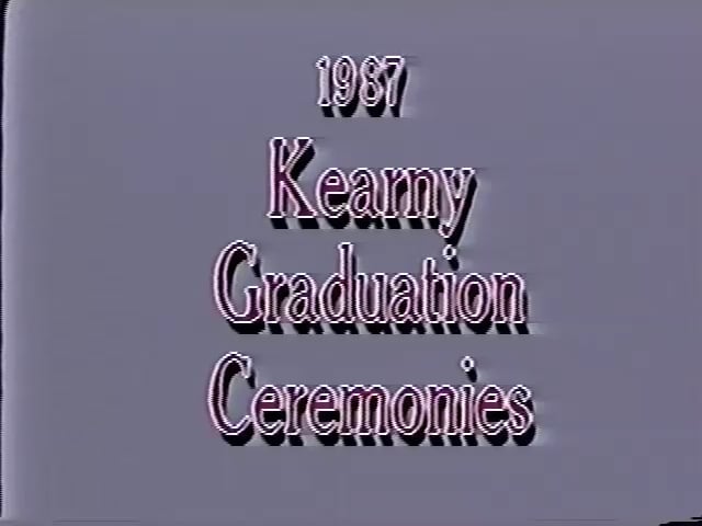 1987 Kearny Graduation