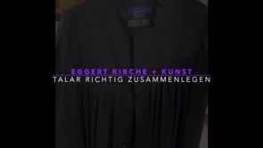 Talar richtig Zusammenlegen
