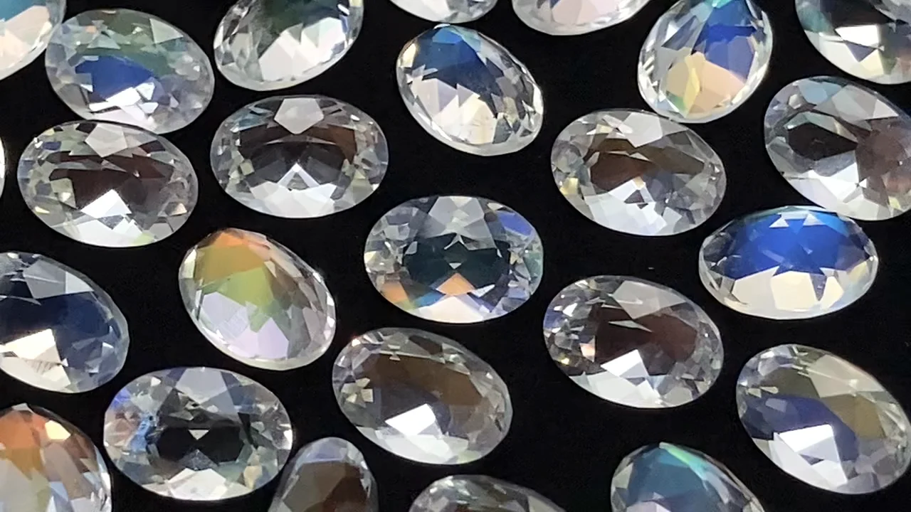 宝石質アンデシンラブラドライト ルース オーバル ファセットカット7