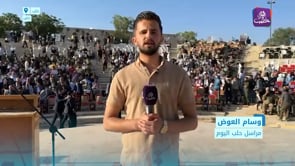 تغطية تلفزيونية من مدرج قلعة حلب ضمن فعالية حلب مفتاح النصر