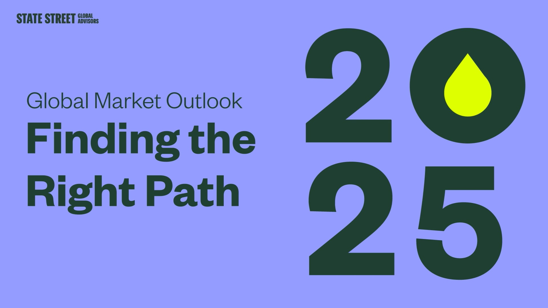 SSGA GLOBAL MARKET OUTLOOK "FINDING THE RIGHT PATH"