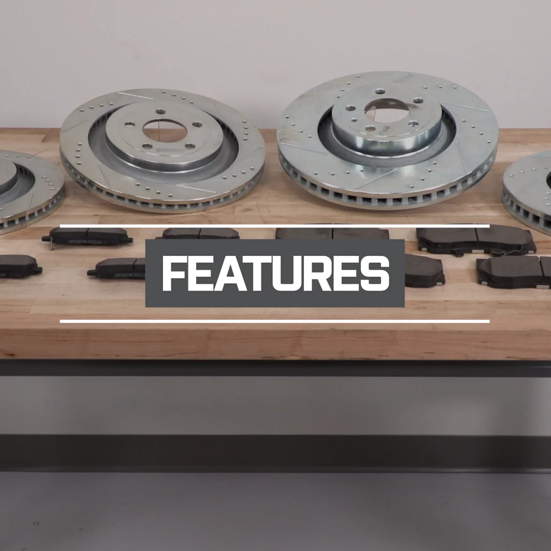 フルセット26 PowerStop Mustang Z26 Street Warrior Brake Rotor and Pad Kit