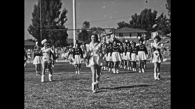 KFMB Ch 8 - Kearny High School drill units (1952)