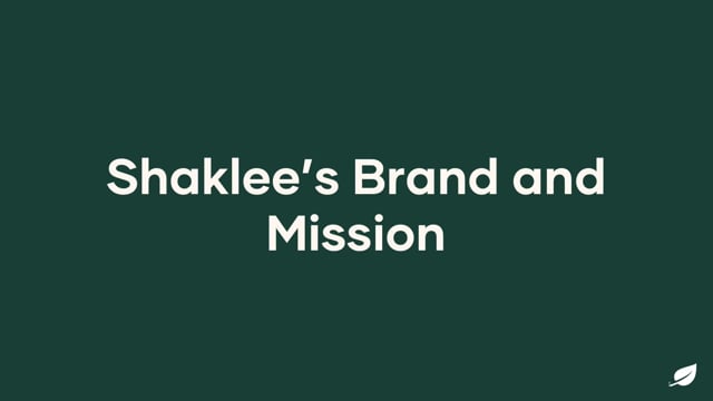 Shaklee's Brand and Mission