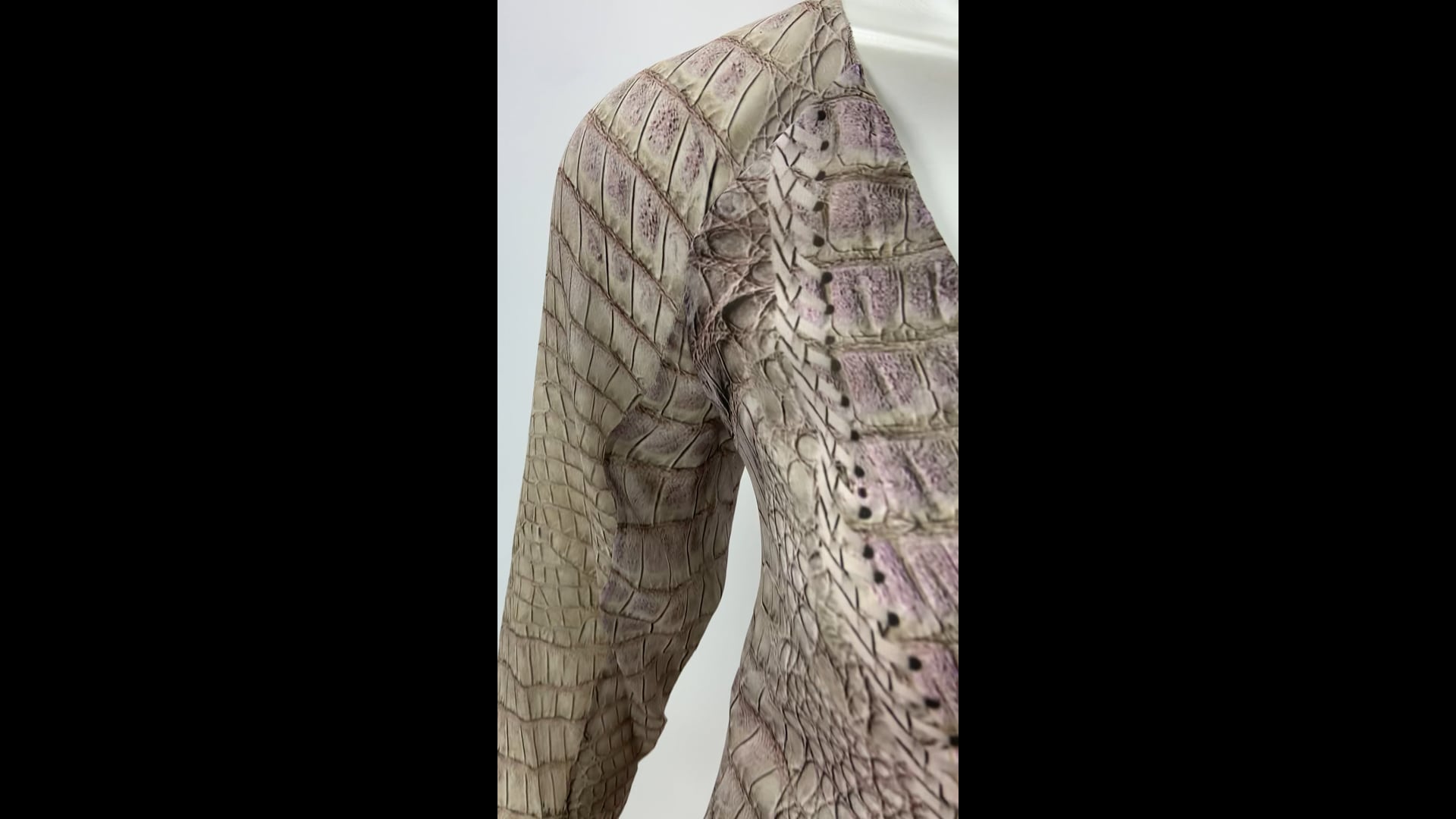 Escarpins Vintage Roberto Cavalli Printemps 2011 - Cuir Crocodile, Franges, Talons Hauts, Pointure 38, Occasion