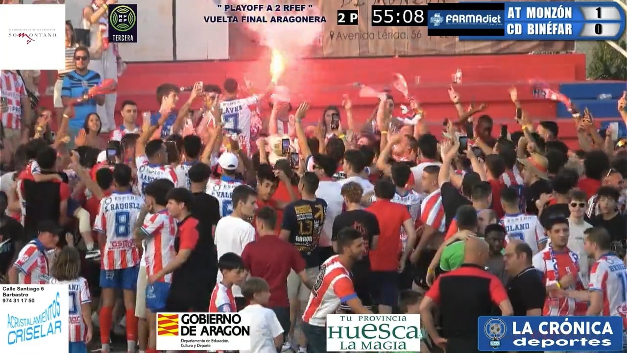 (RESUMEN Y GOL)  AT Monzón Alumbra 1-0 CD Binéfar / VUELTA FINAL ARAGONESA PLAYOFF ASCENSO A 2ª RFEF