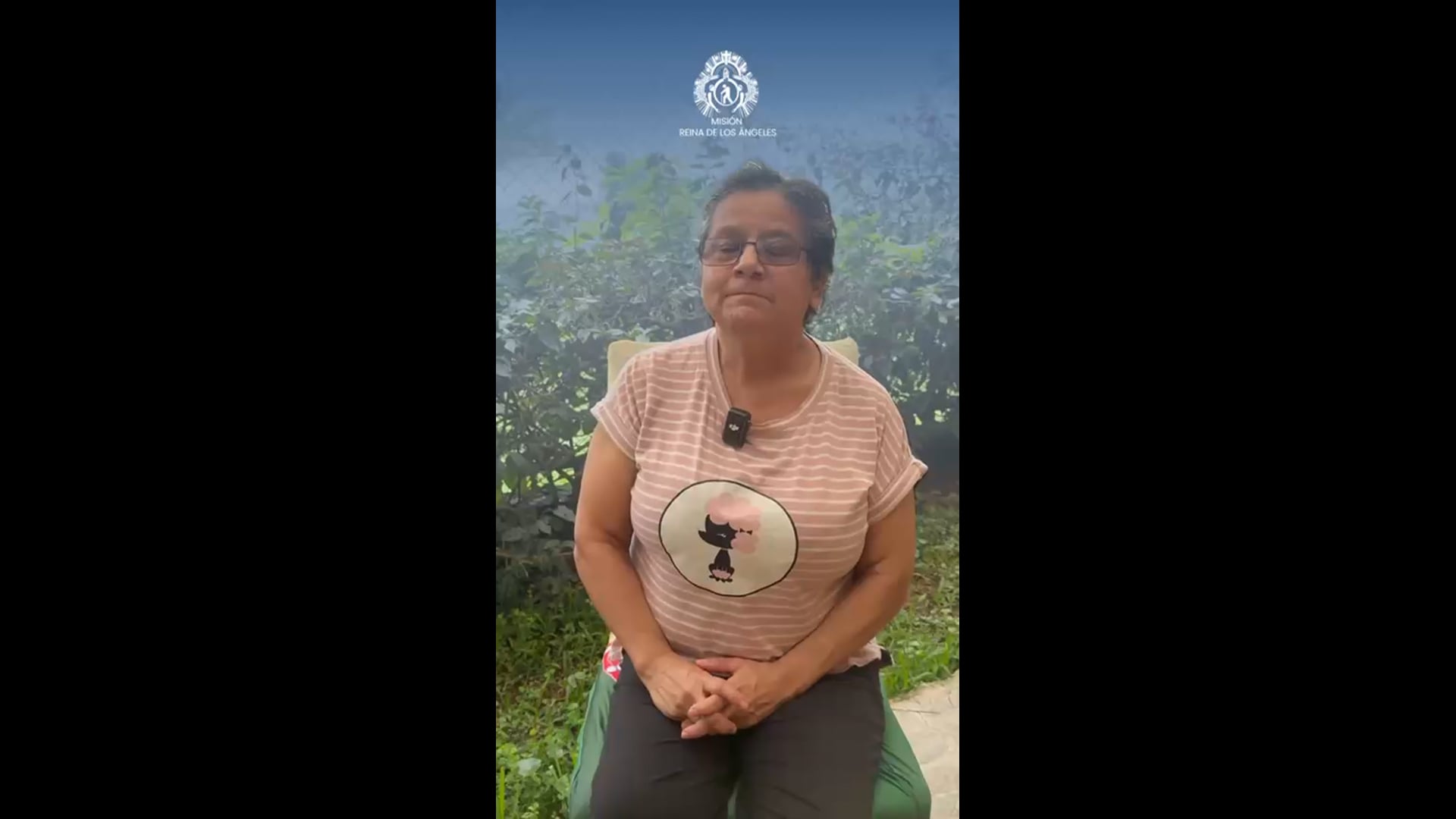 Beneficiaria. del Hogar Misión Reina. delos Ángeles