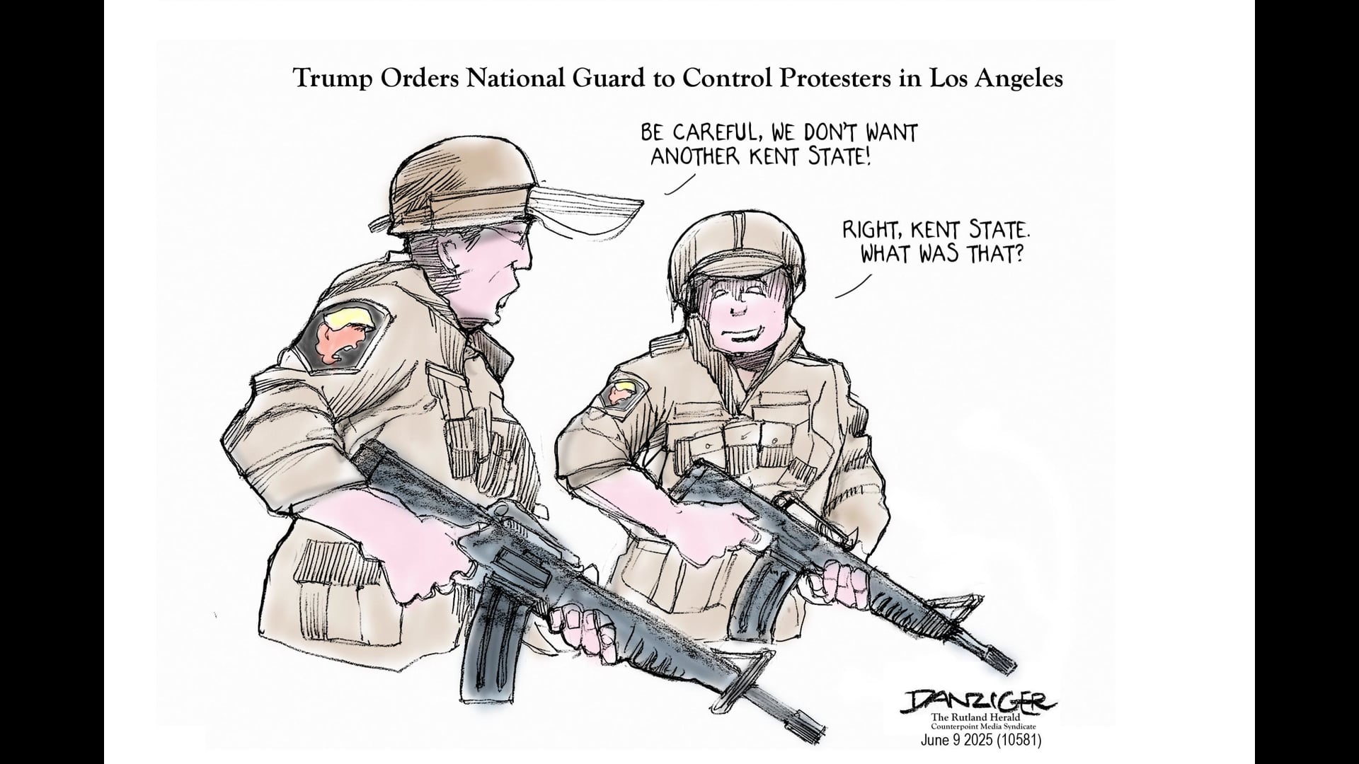 Nat Guard LA , Jeff Danziger