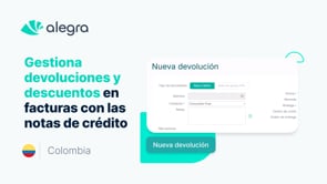 Gestiona devoluciones y descuentos en facturas con las notas de crédito – Colombia