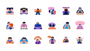 Animated Gaming Stickers Set, an Emoji Icon by Brickclay (Thumbnail 2 of 5)