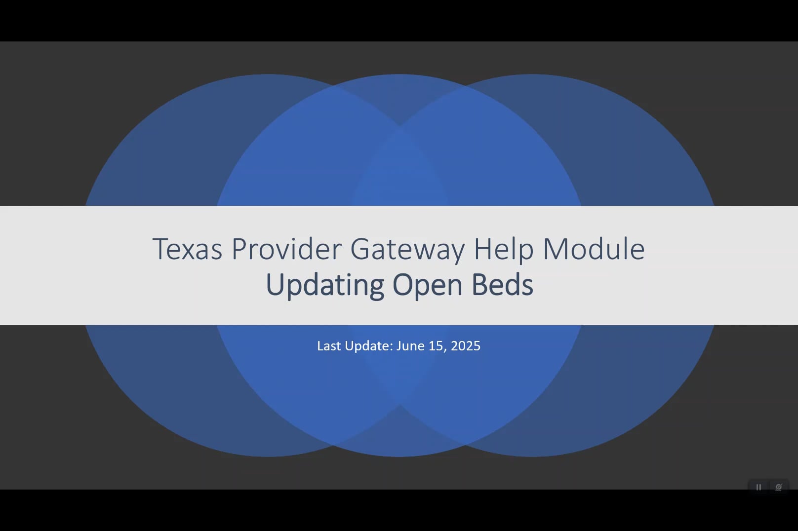 Gateway Help Module - Updating Open Beds | Videos & Movies on Vimeo