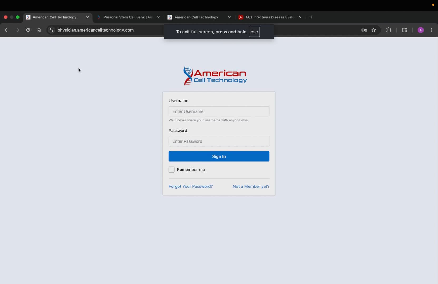 Physician Portal Demo Video