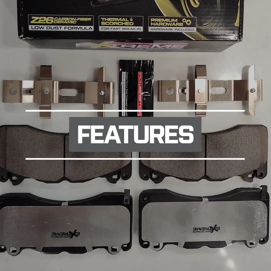 PowerStop Mustang Z26 Street Performance Carbon-Fiber