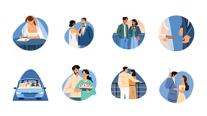 Animated Wedding Illustration Set, a Person Illustration by Brickclay (Thumbnail 5 of 5)
