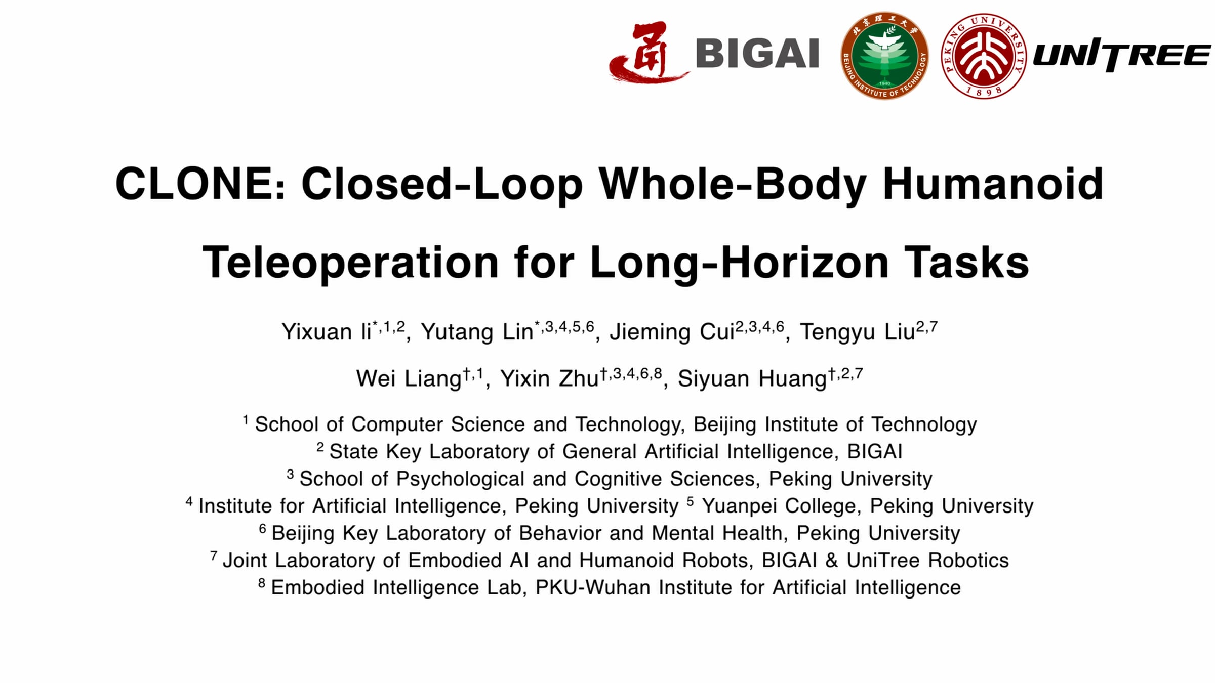 [CoRL 2025] CLONE: Closed-Loop Whole-Body Humanoid Teleoperation for Long-Horizon Tasks
