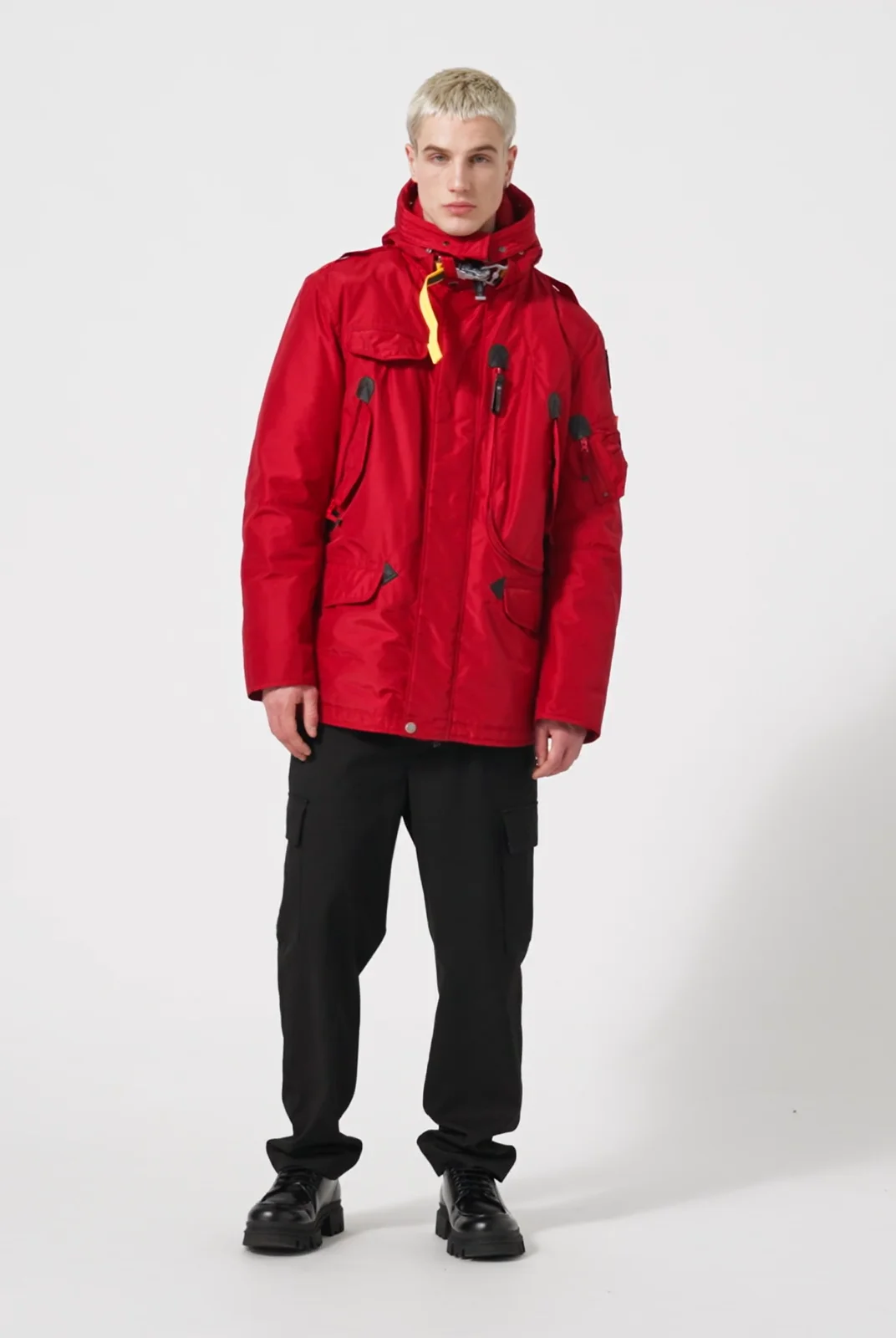RIGHT HAND - HOODED JACKET RED | Parajumpers®