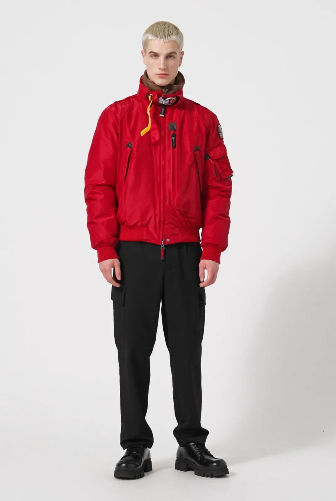FIRE S. - HOODED BOMBER RED | Parajumpers®