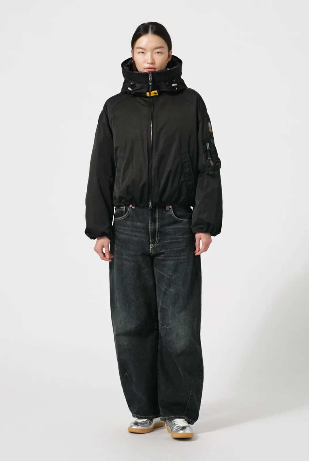 NAADZ - HOODED BOMBER BLACK | Parajumpers®