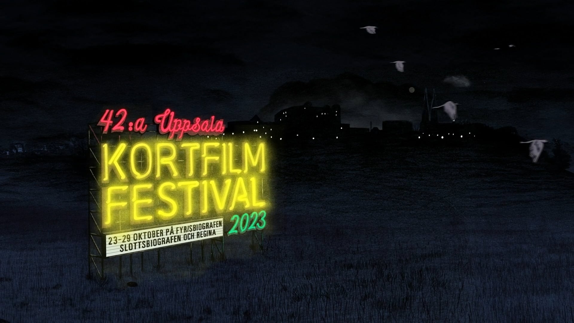 Uppsala Kortfilmfestival vinjett 2023