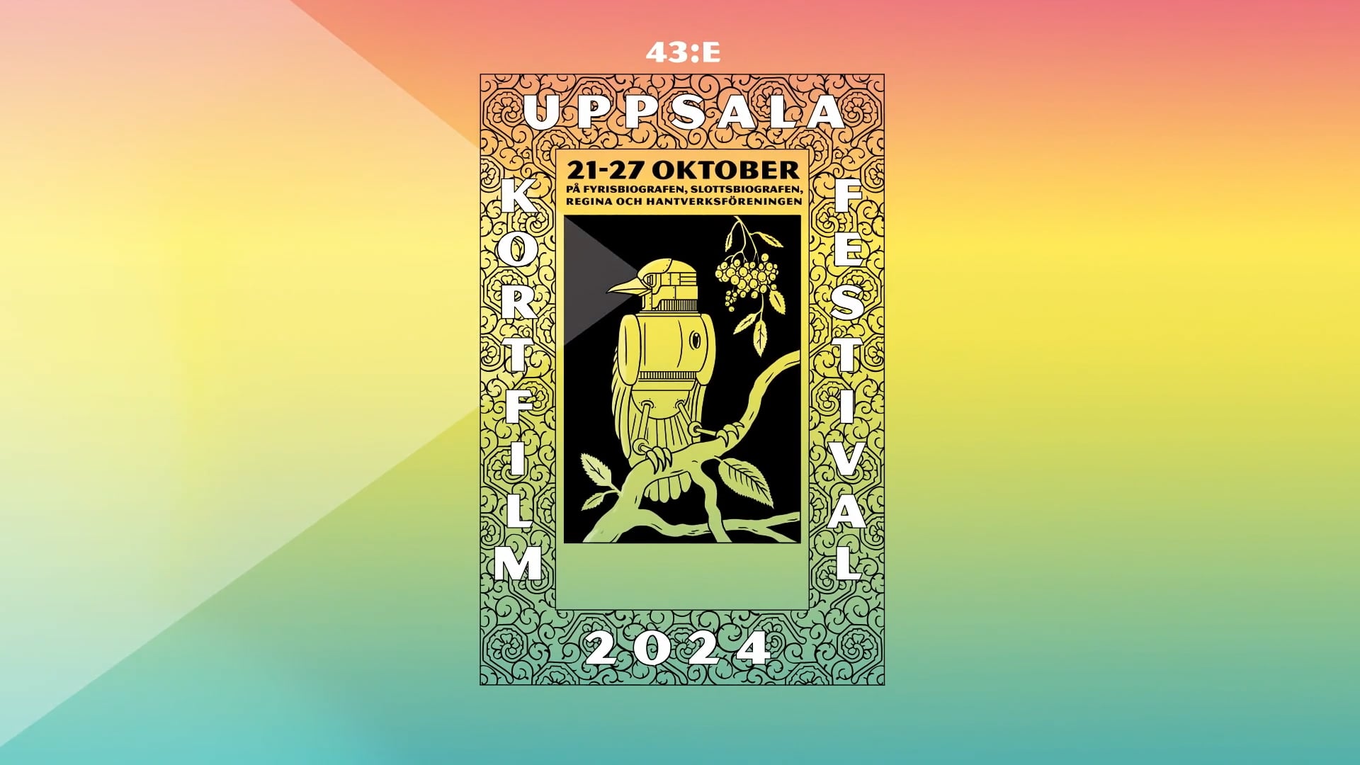 Uppsala Kortfilmfestival 2024 vinjett