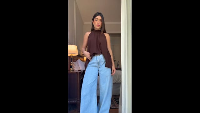 Blusa Loirée - Marrom