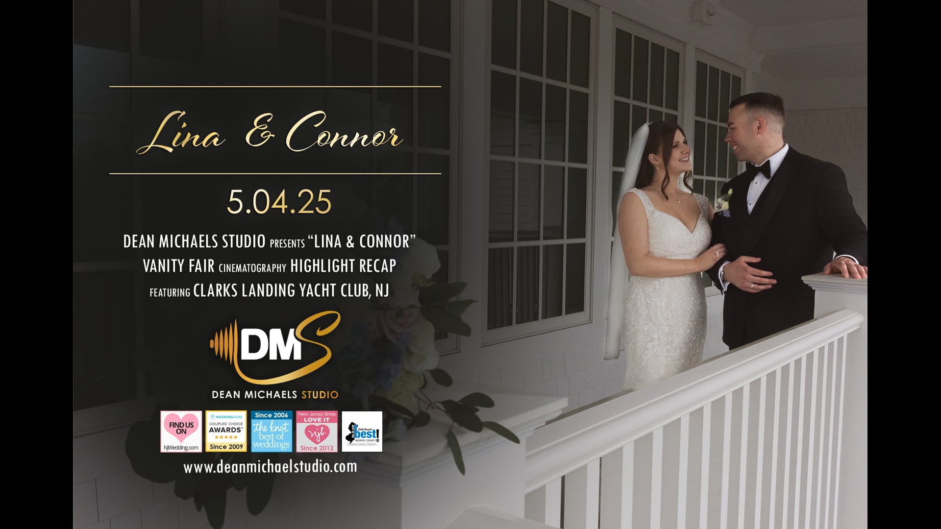 Lina & Connor's Wedding Highlight Recap at Clarks Landing Yacht Club, NJ
