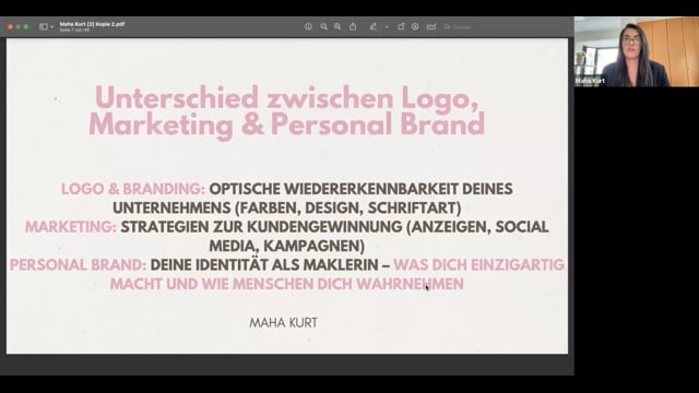 Aufzeichnung: Erfolgreiche Positionierung auf Social Media als Immobilienmakler