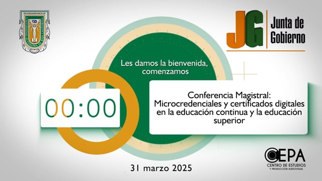 Conferencia Magistral "Microcredenciales y certificados digitales en la educación continua y la educación superior"