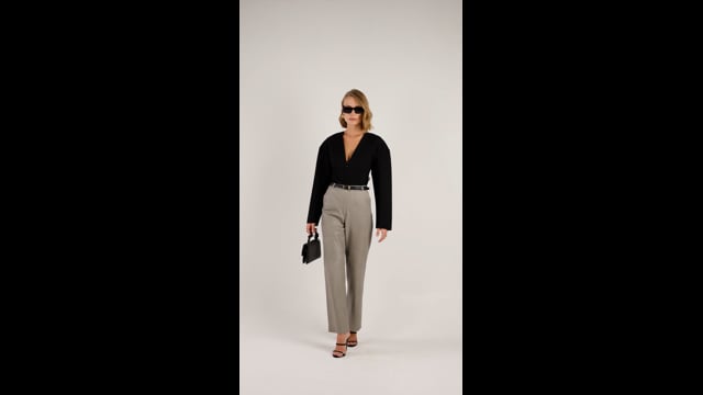 Calça de Couro legítimo Sanny Graystone