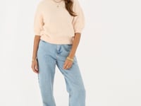 Peach short sleeve sweater | My Jewellery