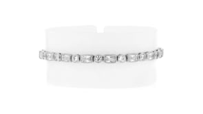 6.70 ct. t.w. CZ Bracelet in Sterling Silver