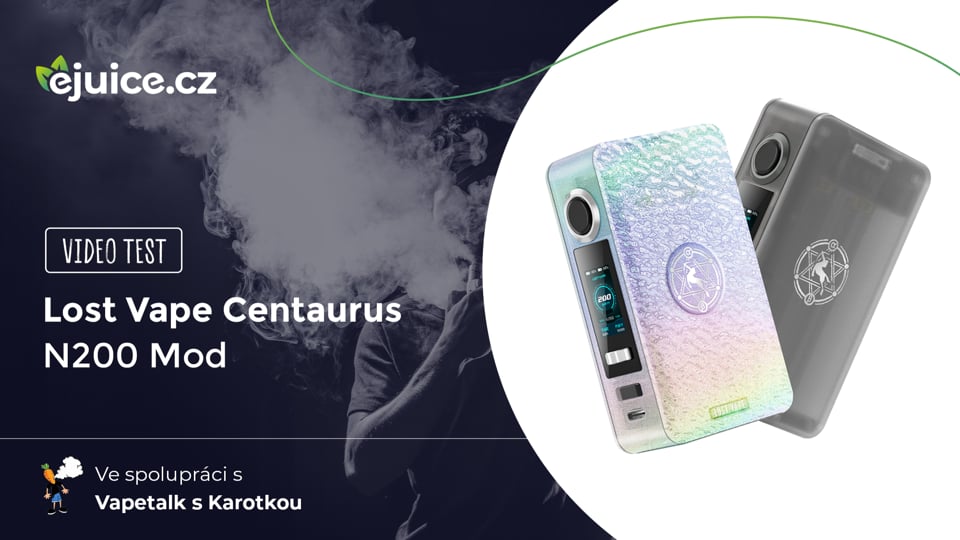 Lost Vape Centaurus N200 Mod - video test (CZ)