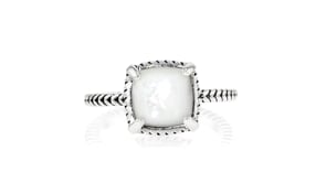 Mother-of-Pearl Ring in Sterling Silver