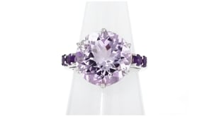 9.75 ct. t.w. Tonal Amethyst Ring in Sterling Silver