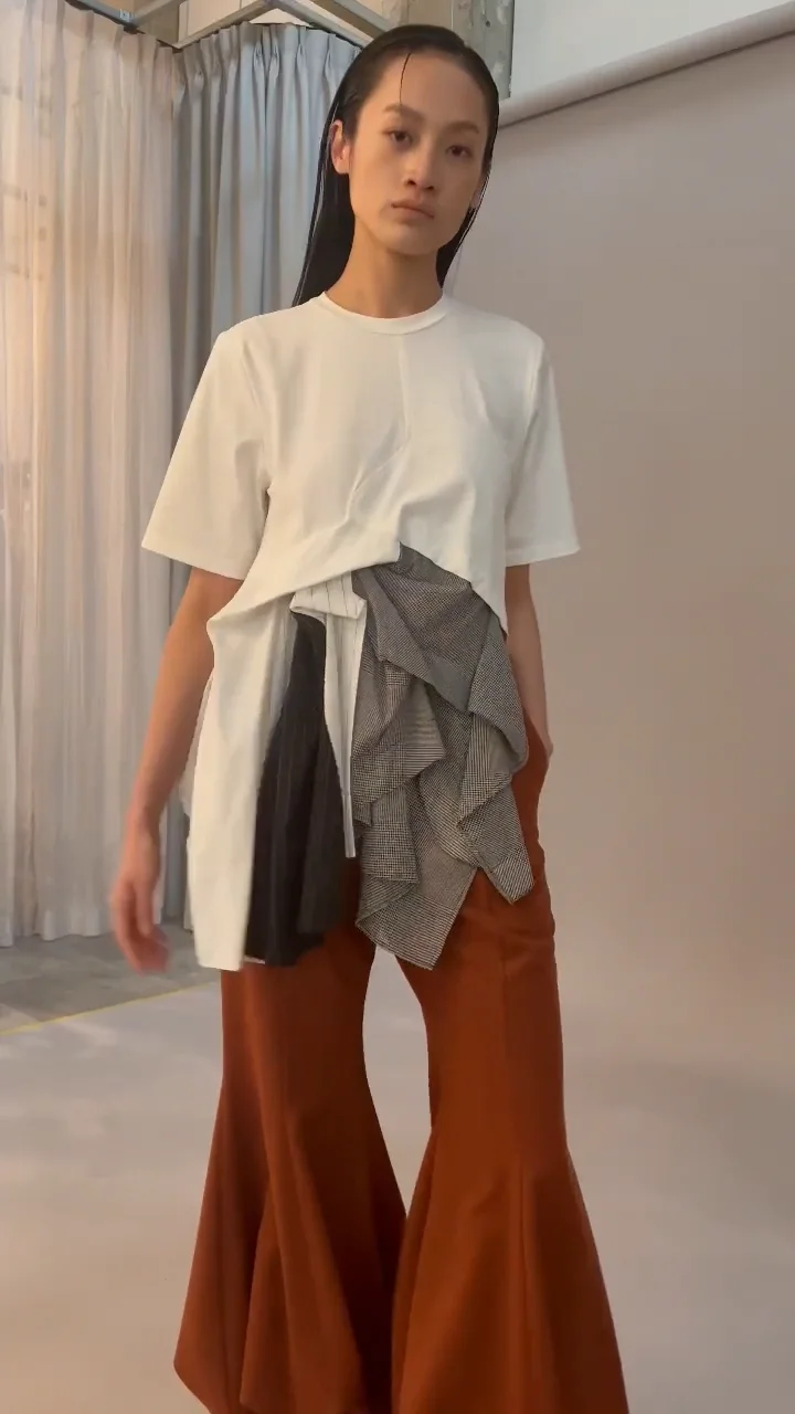 特別オファー PATTERN MIX T-SH【セットアップ着用可能】 | カットソー トップス
