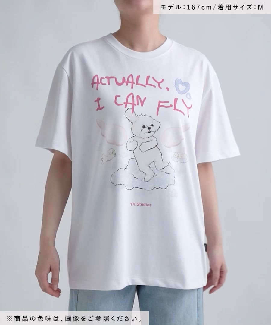 ★WAIKEI★ I Can Fly Short Sleeve T-shirt YKBE02TS05 MUSINSA公式 | WAI KEI I Can Fly Short Sleeve T-shirt