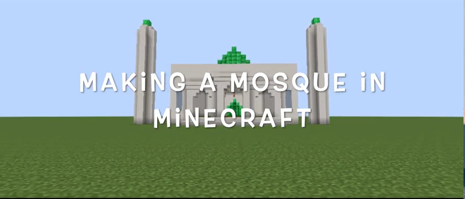 Minecraft Mosque tutorial | How to make a mosque in Minecraft ...